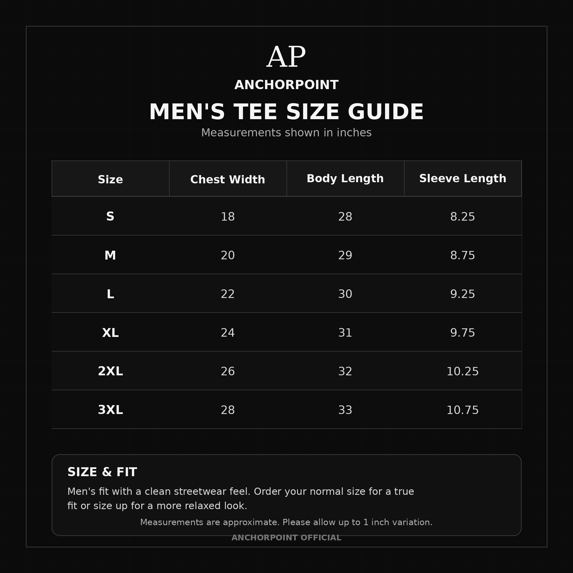 AnchorPoint Core Tee - Men’s Fit