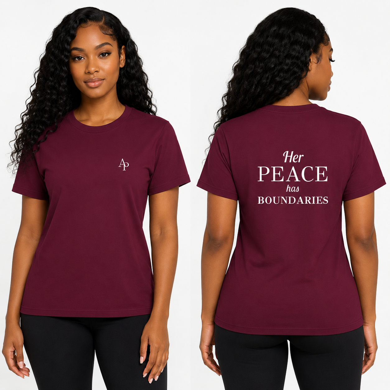 Her Peace Has Boundaries Tee Women's Fit