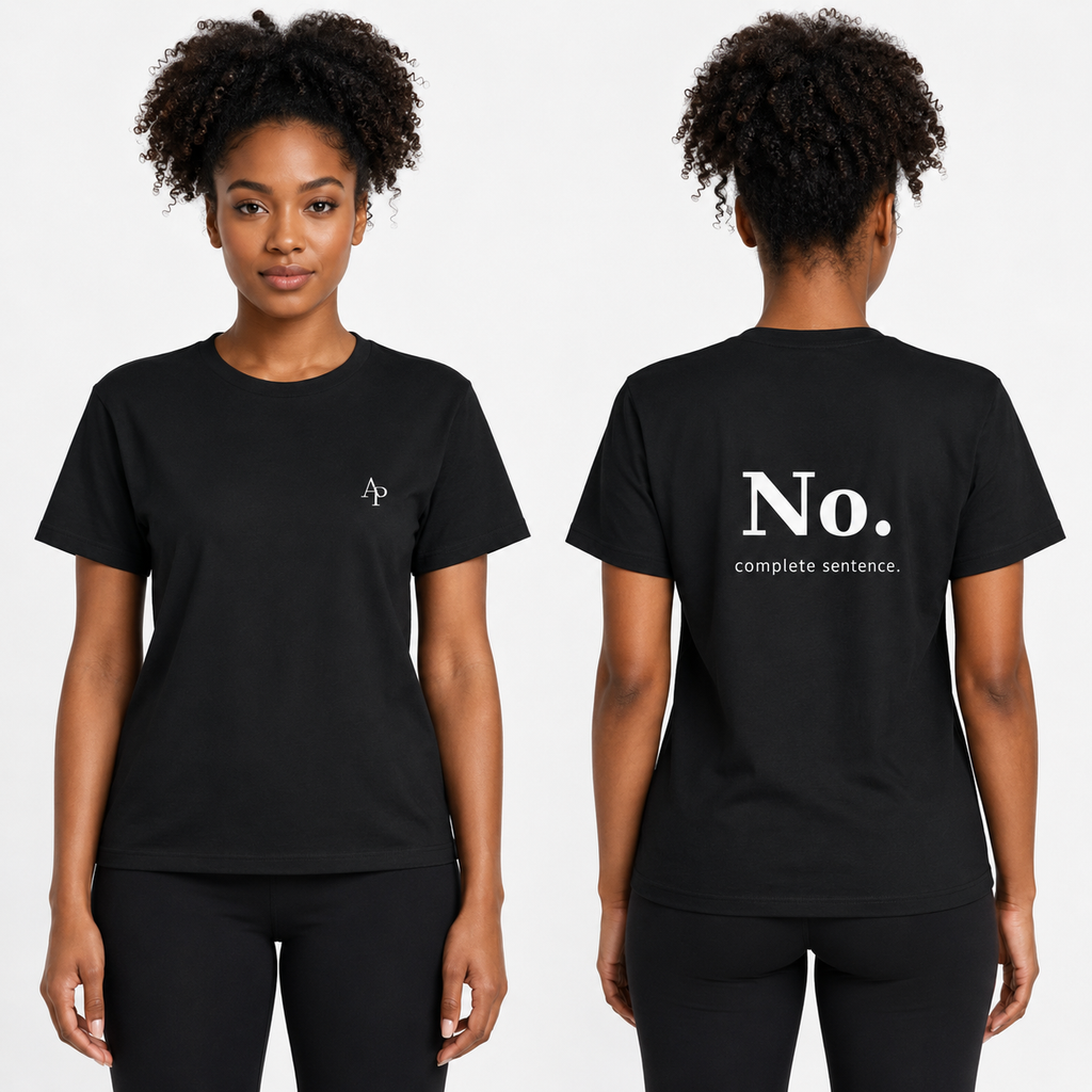 No. Complete Sentence Tee Women's Fit