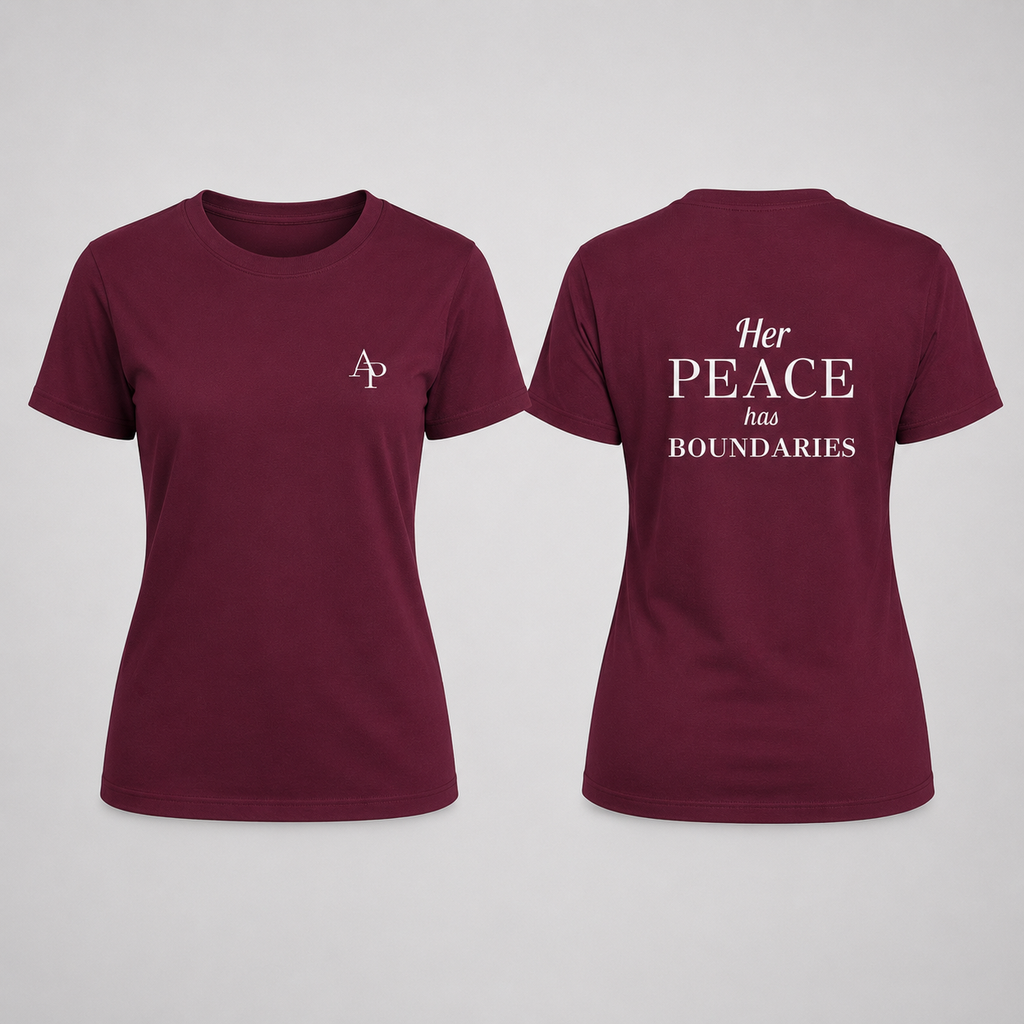 Her Peace Has Boundaries Tee Women's Fit