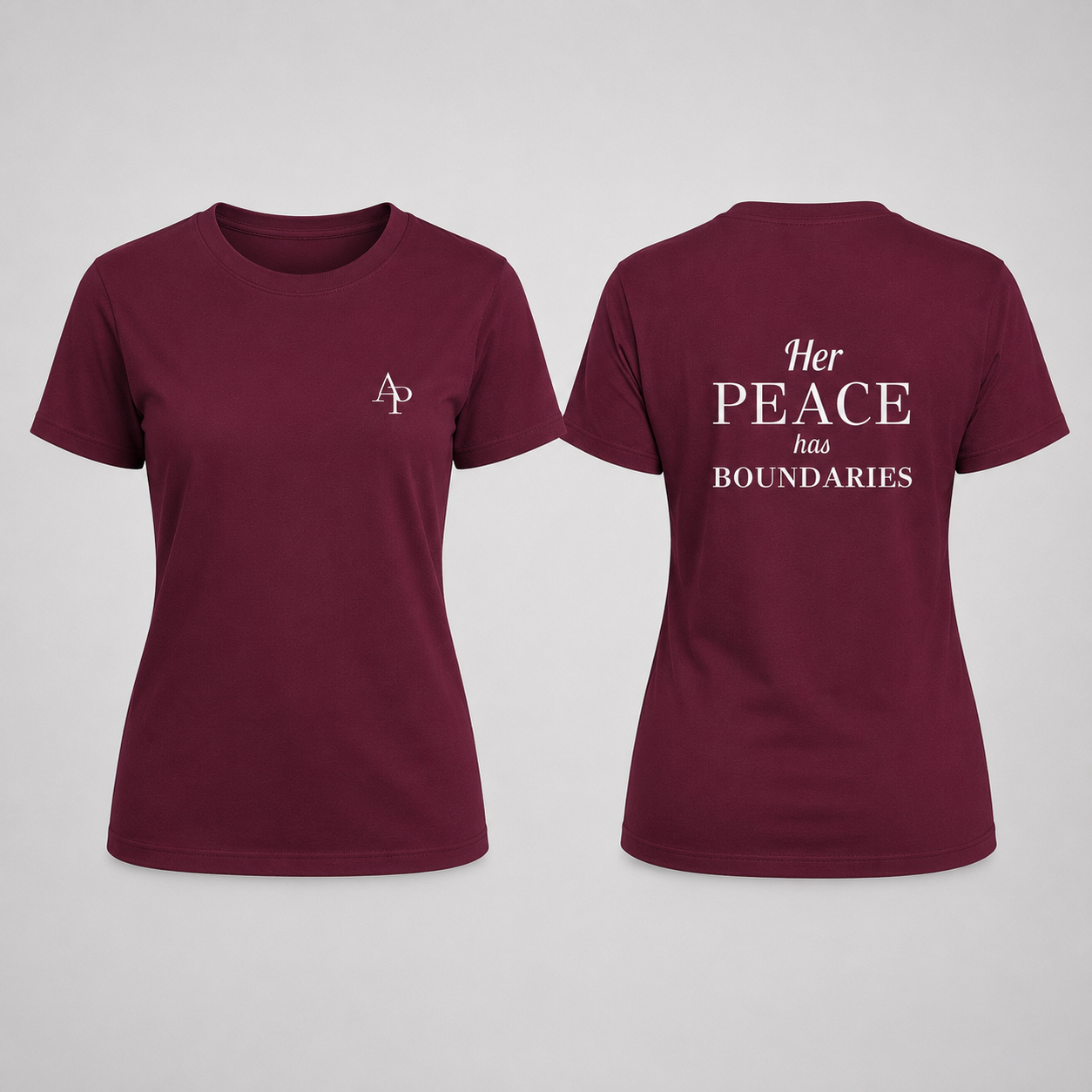 Her Peace Has Boundaries Tee Women's Fit